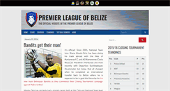 Desktop Screenshot of premierleagueofbelize.com